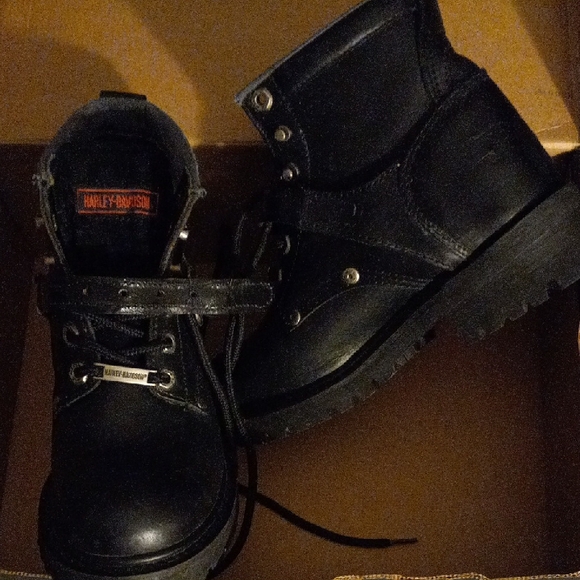 Harley-Davidson Shoes - Harley-Davidson Black Leather Boots
